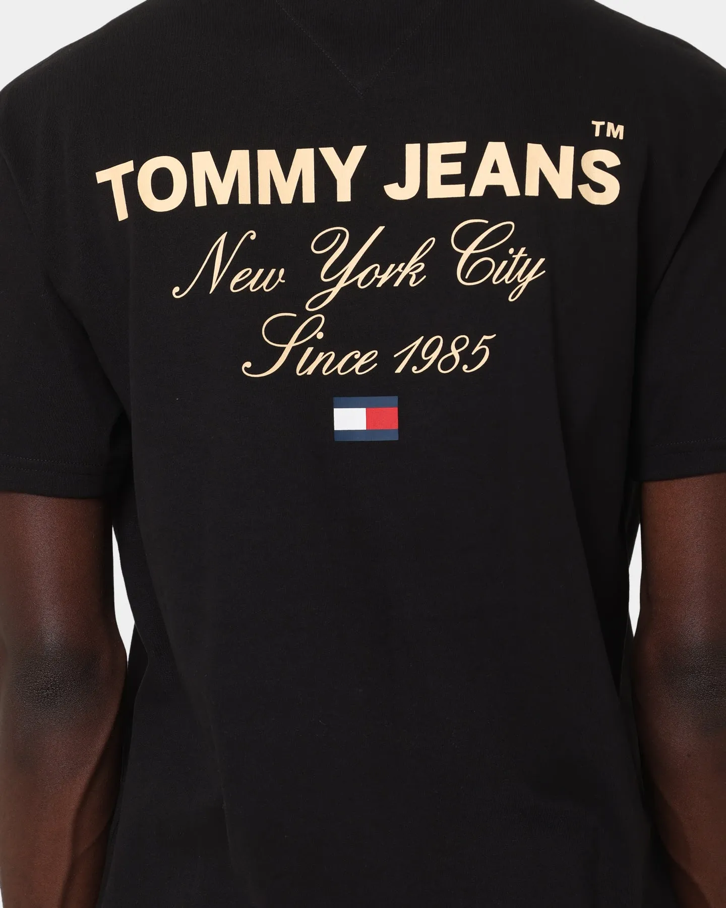 Tommy Jeans TJM Timeless Font T-Shirt Black