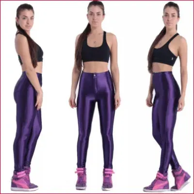 Trendy Purple Disco Women’s Pants