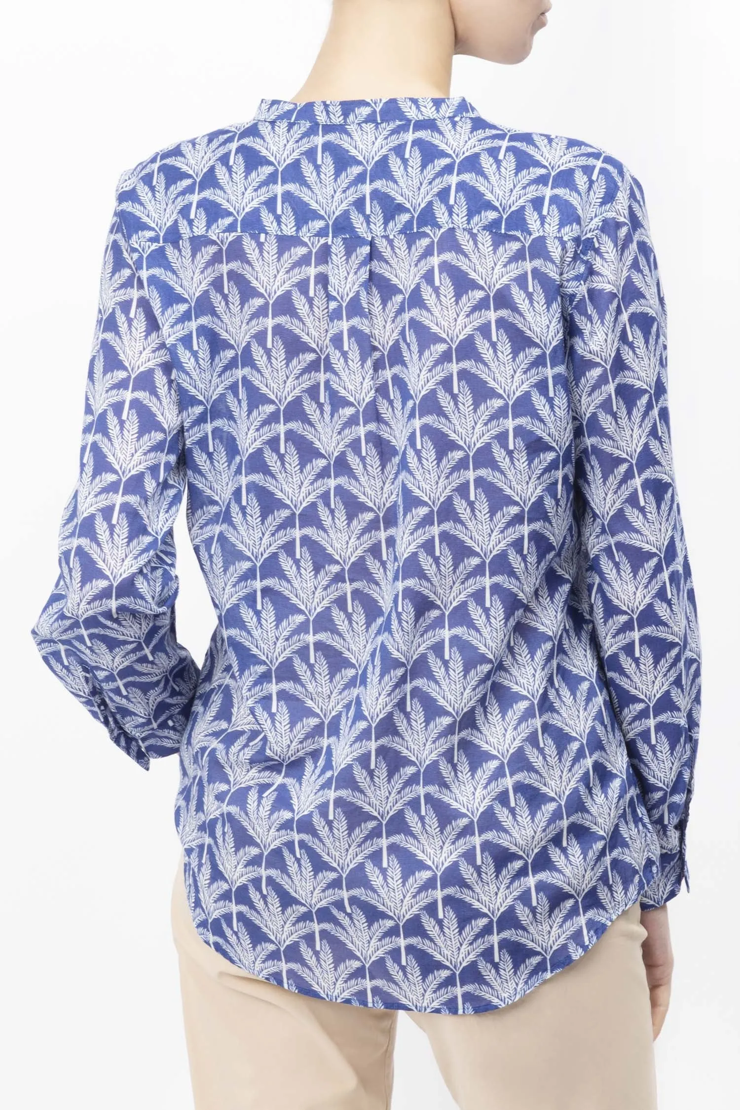 Tropical Printed Cotton Shirt