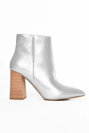 Veronica Booties- Silver