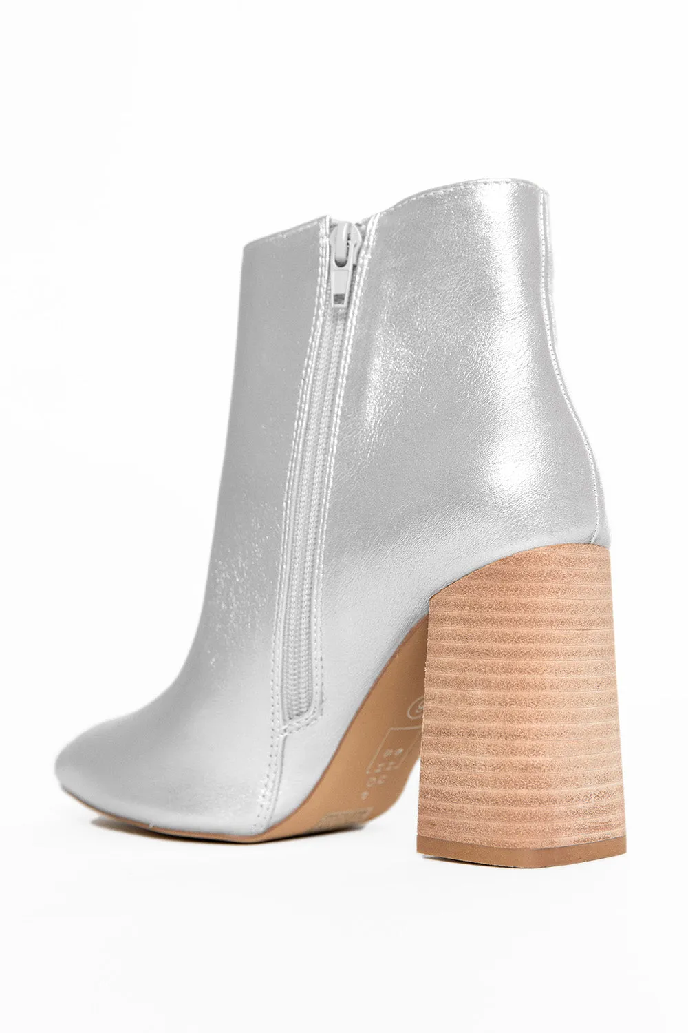 Veronica Booties- Silver