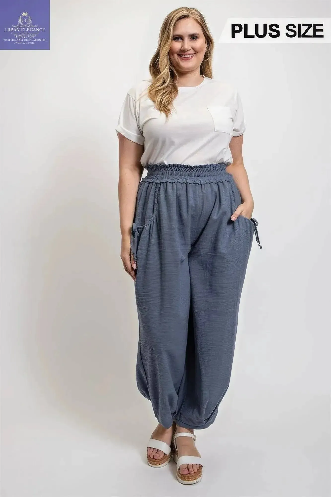 Voluminous Relaxed Fit Pant With Side Pocket